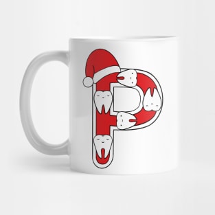 Letter P (Happimola Christmas Alphabet) Mug